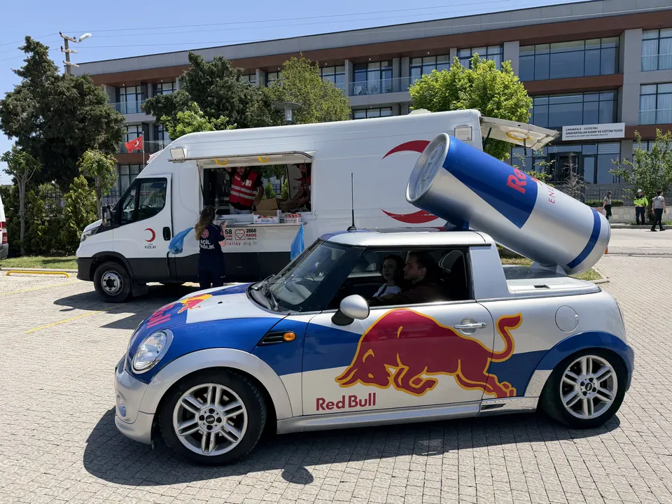 Red Bull aracı etkinlik alanında